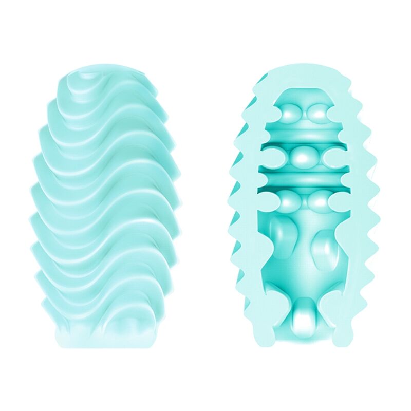 PRETTY LOVE - UOVO MASTURBATORE A DOPPIA FACCIA TURCHESE - immagine 2