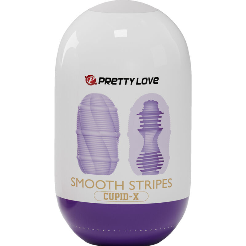 PRETTY LOVE - UOVO MASTURBATORE CUPIDO A STRISCE LISCE - immagine 5