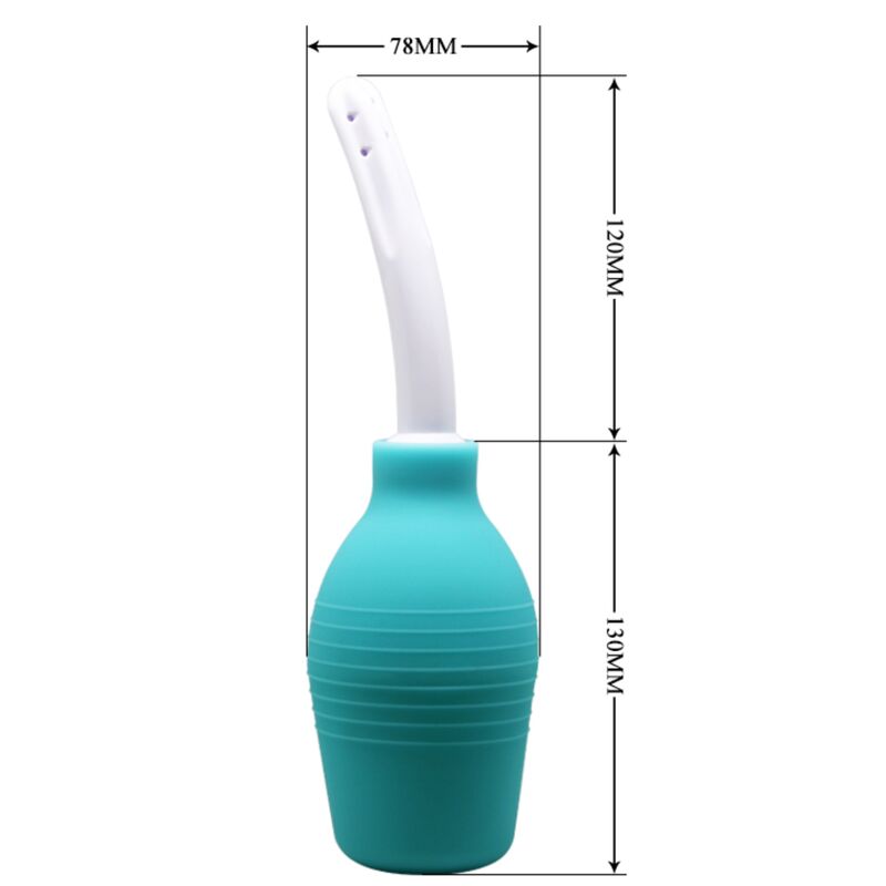 MR PLAY - DOCCIA ANALE IN GOMMA BLU PERA - immagine 7