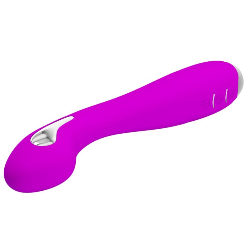 PRETTY LOVE - VIBRATORE ELETTROSHOCK RICARICABILE HECTOR IMPERMEABILE VIOLA - immagine 2