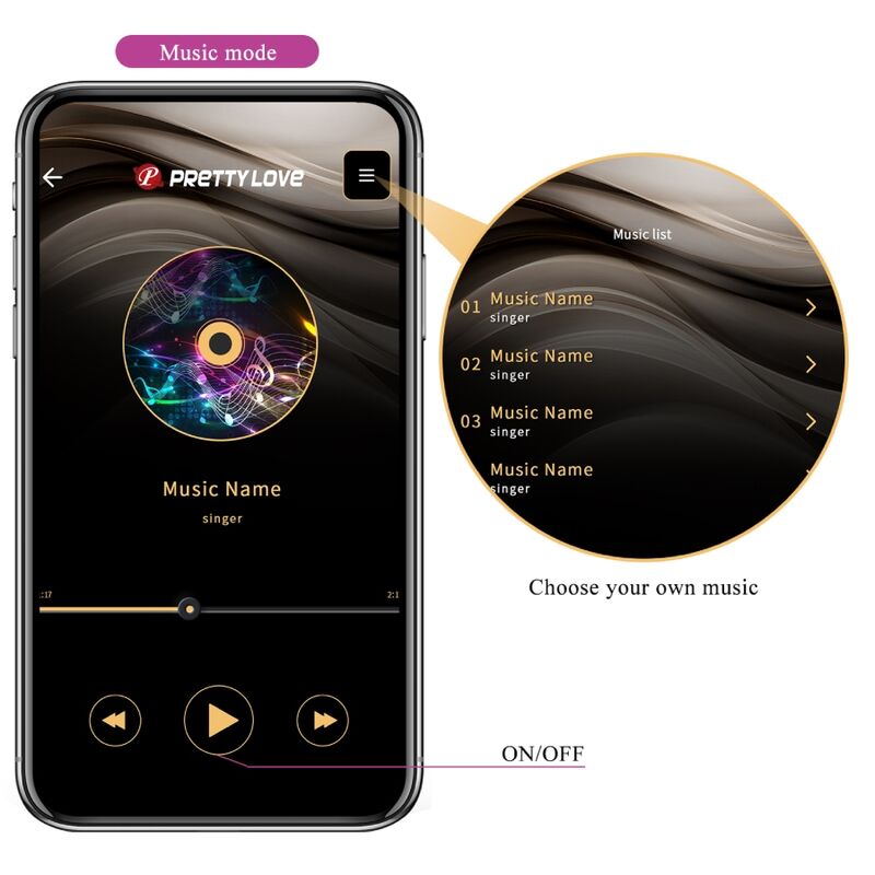 PRETTY LOVE - APP JAYLEEN VIBRATOR TELECOMANDO VIOLA - immagine 18