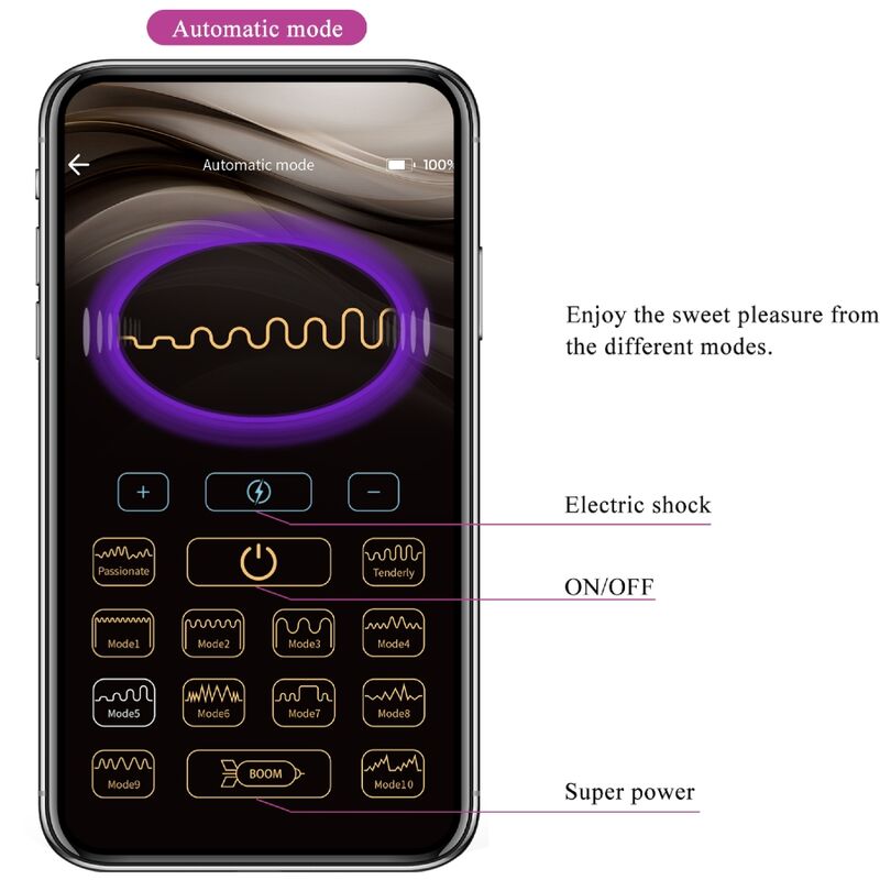 PRETTY LOVE - PLUG ANALE CONTROLLATO DA APP JEFFERSON VIOLA - immagine 14
