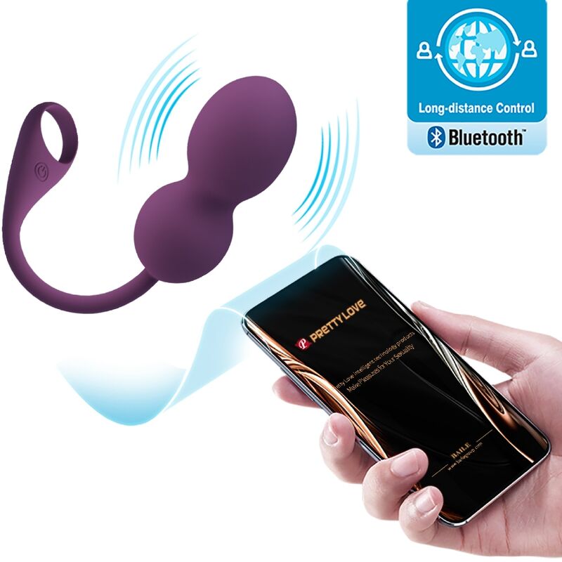 PRETTY LOVE - APP ELVIRA KEGEL BALLS TELECOMANDO VIOLA - immagine 15