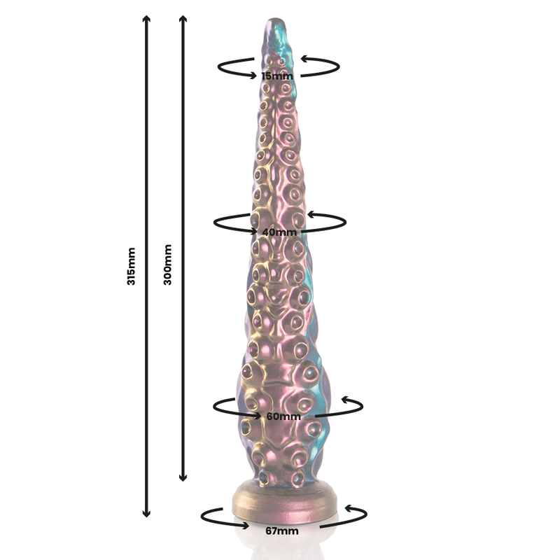 EPIC - DILDO CON TENTACOLO FINE DI CARIBDI DIMENSIONI GRANDI - immagine 2