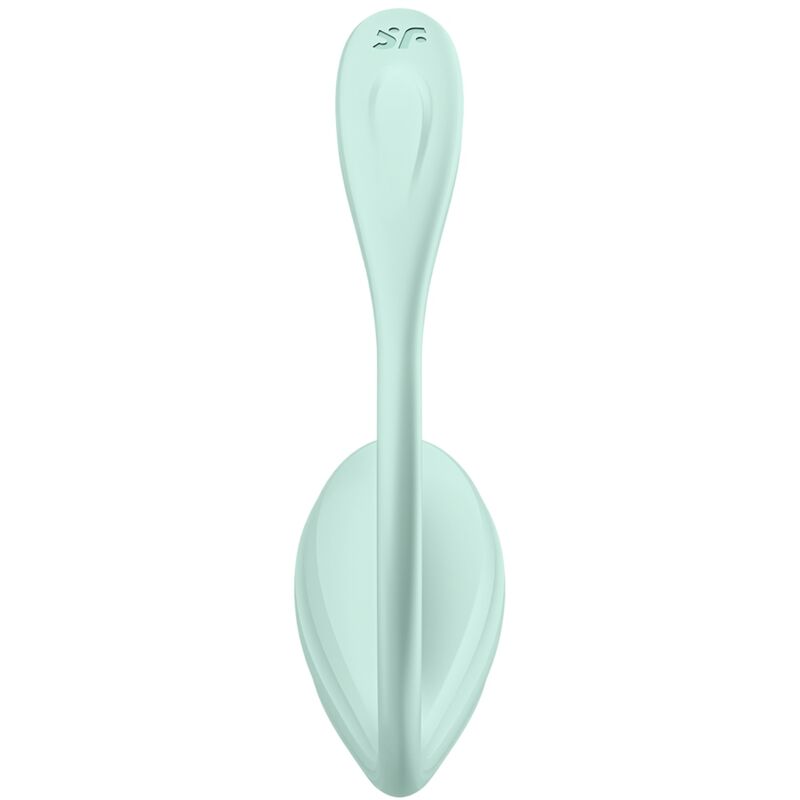 SATISFYER - STIMOLATORE PUNTO G PETALE LISCIO VERDE ACQUA APP GRATUITA - immagine 4