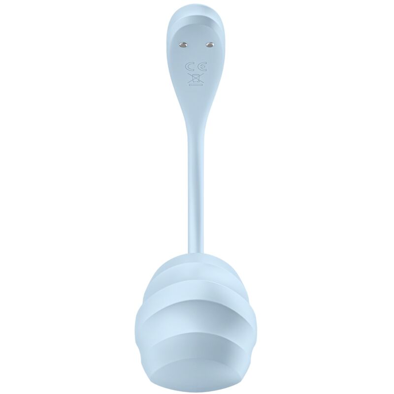 SATISFYER - STIMOLATORE PUNTO G PETALE LISCIO SKY BLUE APP GRATUITA - immagine 2