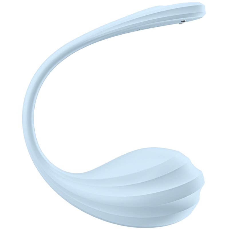 SATISFYER - STIMOLATORE PUNTO G PETALE LISCIO SKY BLUE APP GRATUITA - immagine 5