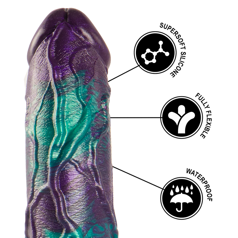 EPIC - DILDO BASILISCO DOPPIO PIACERE SCAMUTO GRANDE TAGLIA - immagine 7