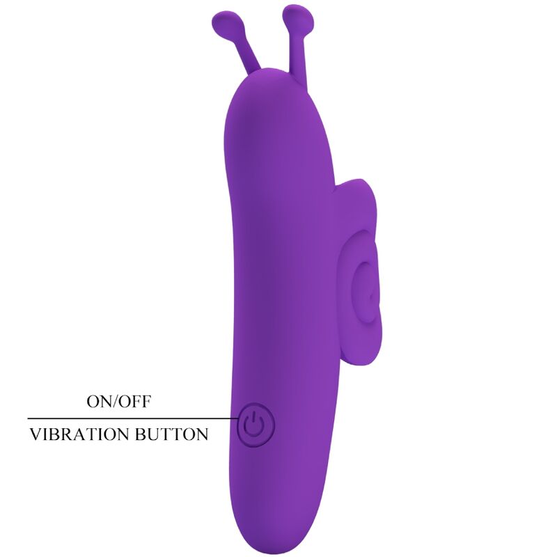 PRETTY LOVE - SNAIL POTENTE STIMOLATORE DELLE DITA VIOLA - immagine 6