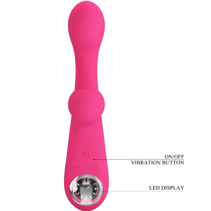 PRETTY LOVE - SKYLAR VIBRATORE STIMOLATORE ROSA - immagine 8