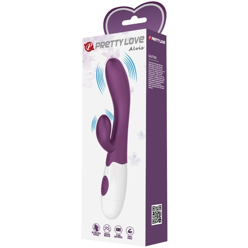 PRETTY LOVE - ALVIS VIBRATORE RABBIT E PUNTO G VIOLA - immagine 10
