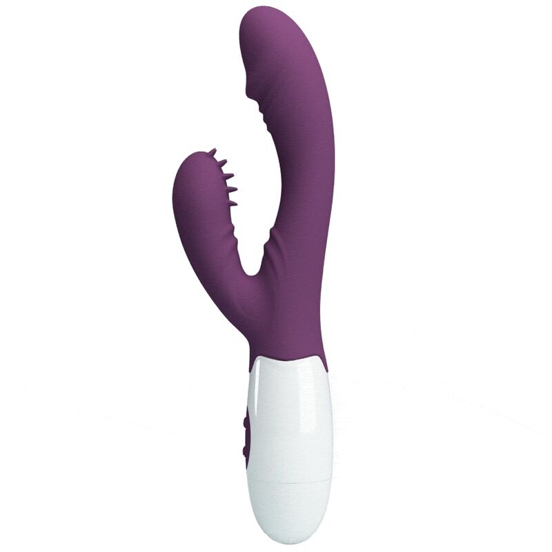 PRETTY LOVE - ANDRE VIBRATORE RABBIT E STIMOLATORE PUNTO G VIOLA - immagine 2