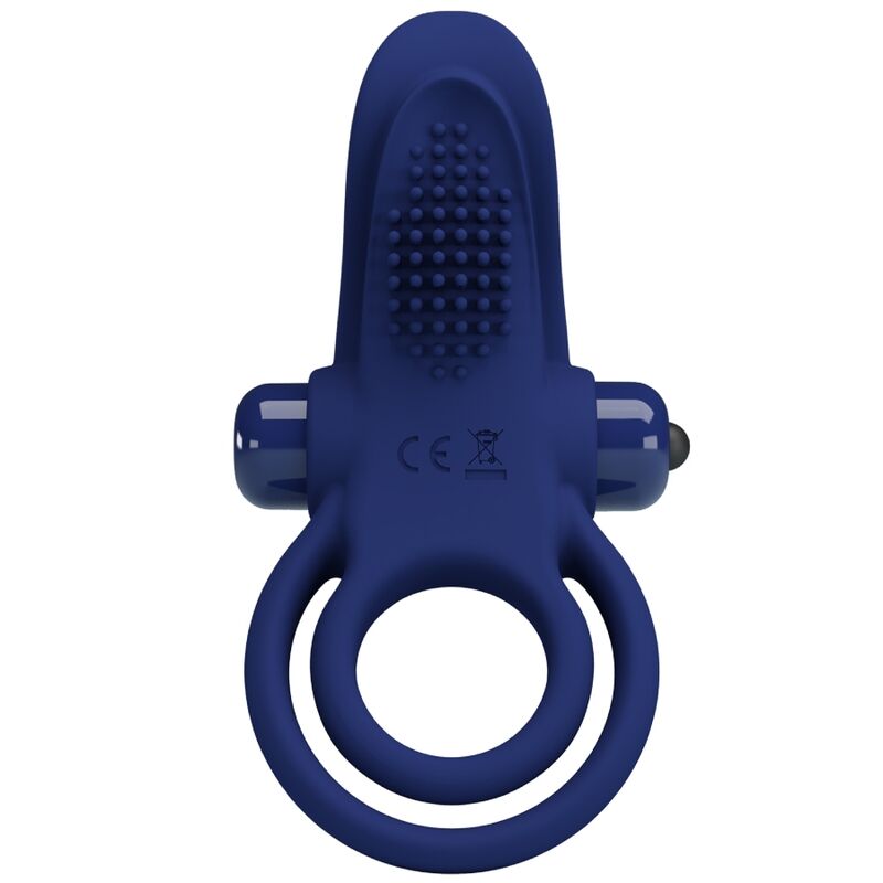 PRETTY LOVE - BRONSON ANELLO DOPPIO CON VIBRAZIONE BLU - immagine 2