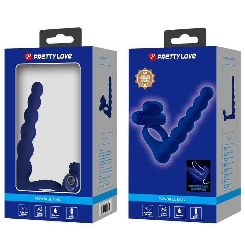 PRETTY LOVE - AJMAL ANELLO VIBRANTE CON SPINA BLU - immagine 10
