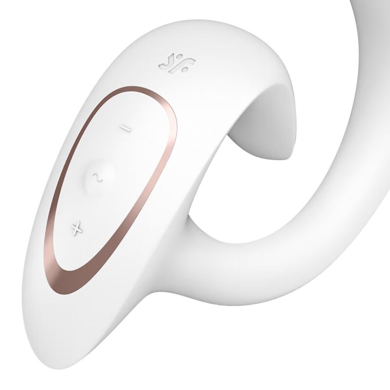 SATISFYER - G FOR GODDESS 1 VIBRATORE CONIGLIO BIANCO - immagine 3