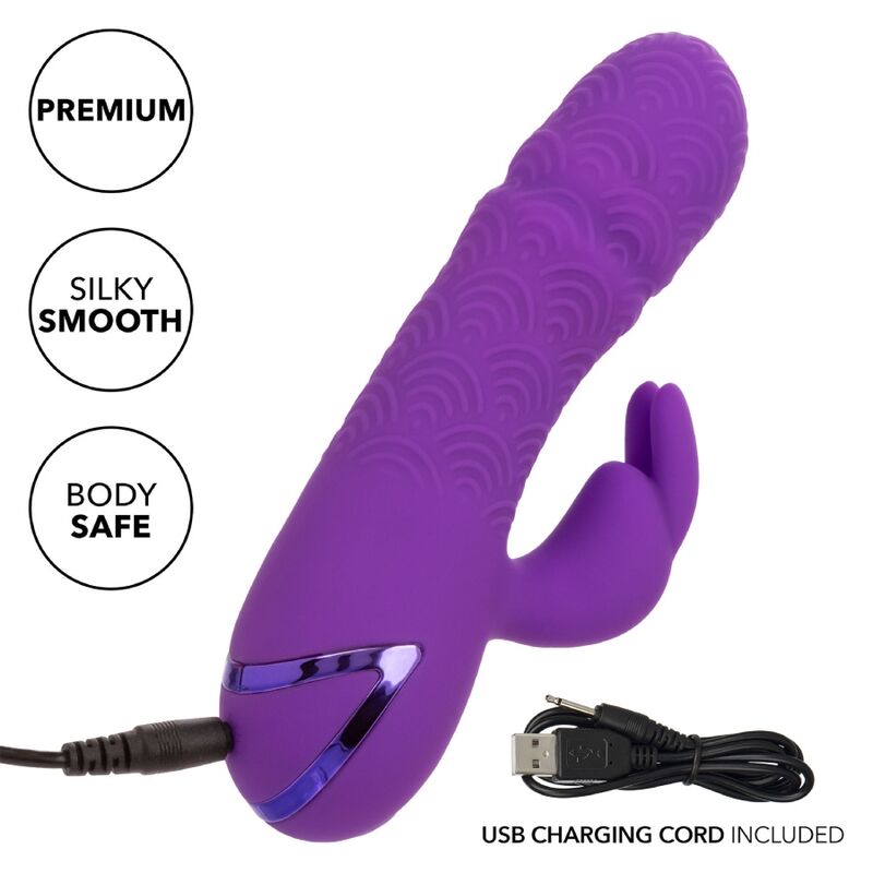 CALEXOTICS - MANHATTAN BEACH MARVEL VIBRATORE RABBIT VIOLA DI CALIFORNIA DREAMING - immagine 8