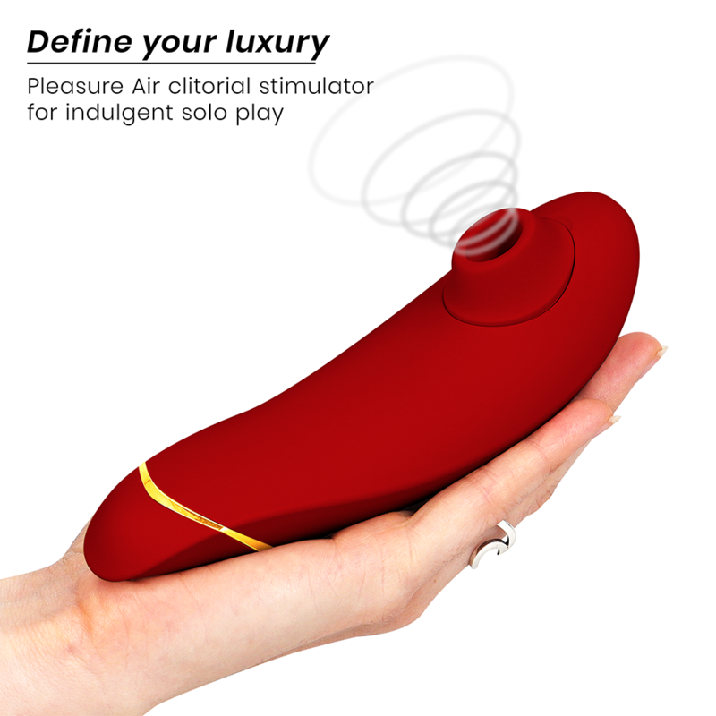 WOMANIZER - PREMIUM 2 STIMOLATORE CLITORALE BORDEAUX - immagine 3