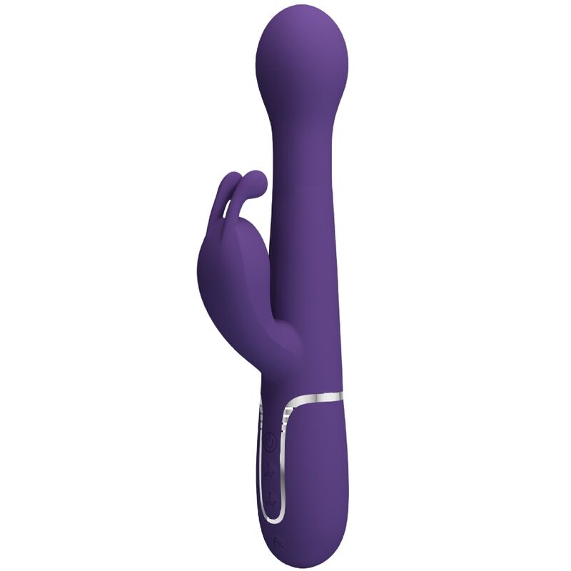 PRETTY LOVE - DEJON VIBRATORE RABBIT 3 IN 1 MULTIFUNZIONE VIOLA - immagine 2