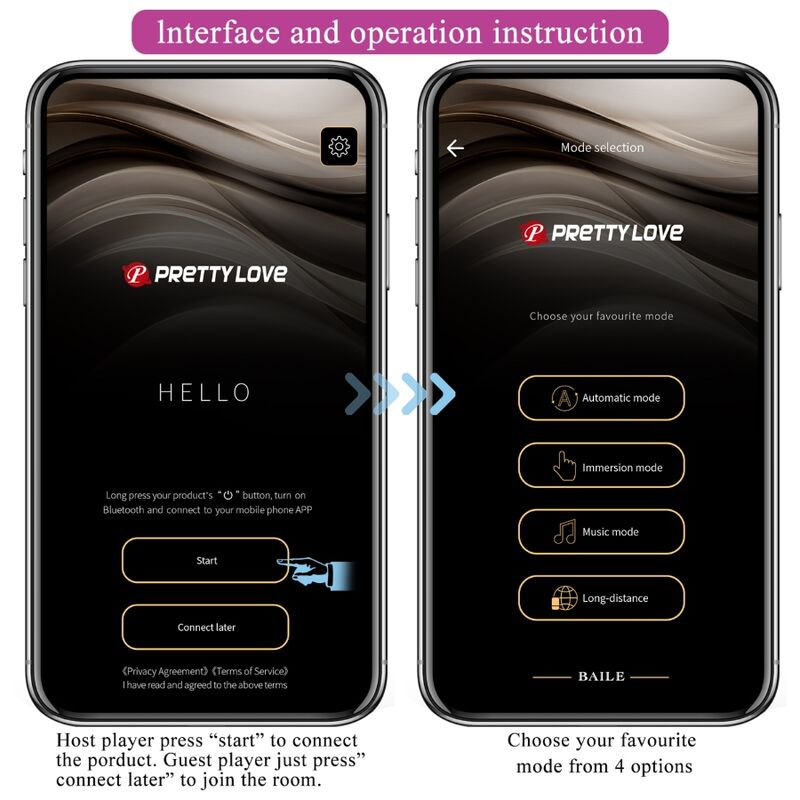 PRETTY LOVE - HECTOR VIBRATORE ELETTROSHOCK APP GRATUITA VIOLA - immagine 11