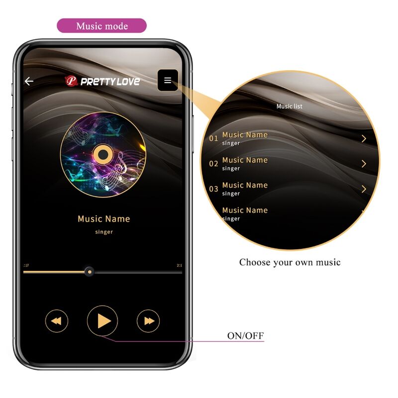 PRETTY LOVE - HECTOR VIBRATORE ELETTROSHOCK APP GRATUITA VIOLA - immagine 16