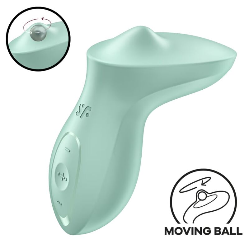 SATISFYER - VIBRATORE EXCITERRR DA APPOGGIO CLITORIDE MENTA - immagine 2