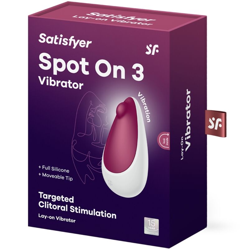 SATISFYER - SPOT ON 3 STIMOLATORE CLITORALE BERRY - immagine 5