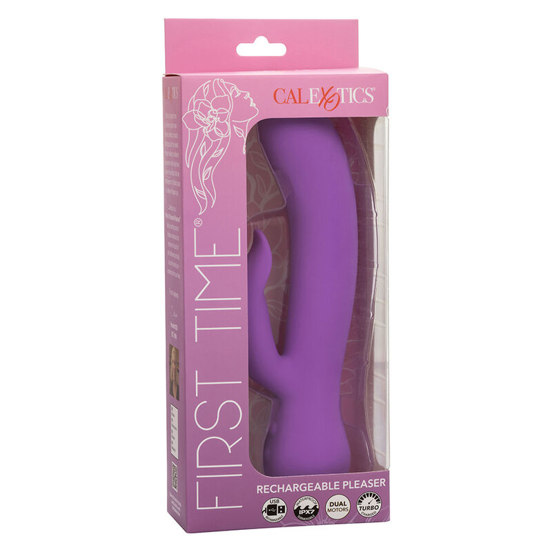 CALEXOTICS - FIRST TIME VIBRATORE PLEASER RICARICABILE VIOLA - immagine 10