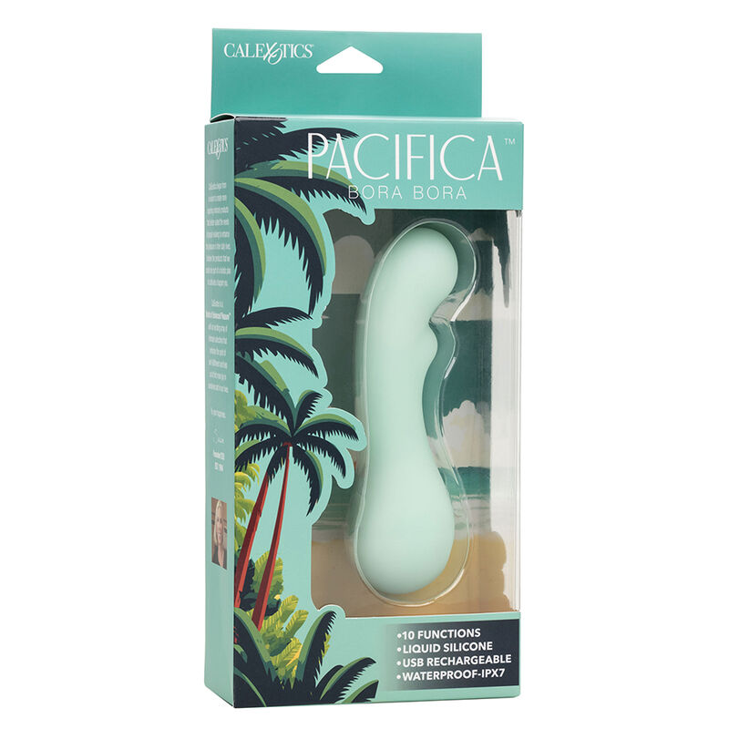 CALEXOTICS - PACIFICA BORA BORA STIMOLATORE PUNTO G 10 VIBRAZIONI AQUA - immagine 10
