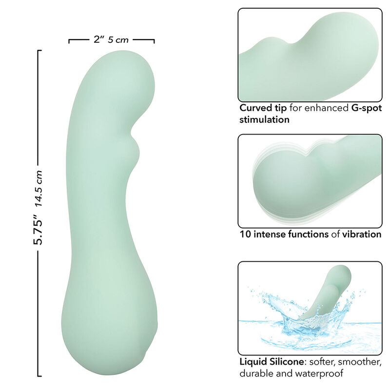 CALEXOTICS - PACIFICA BORA BORA STIMOLATORE PUNTO G 10 VIBRAZIONI AQUA - immagine 7