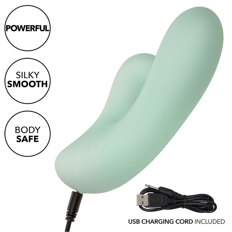 CALEXOTICS - PACIFICA FIJI VIBRATORE E STIMOLATORE PUNTO G 10 VIBRAZIONI AQUA - immagine 9