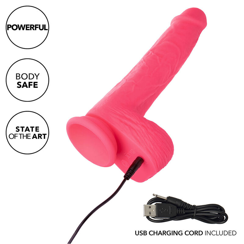 CALEXOTICS - STUDS VIBRATORE REALISTICO 10 VIBRAZIONI ROSA - immagine 7