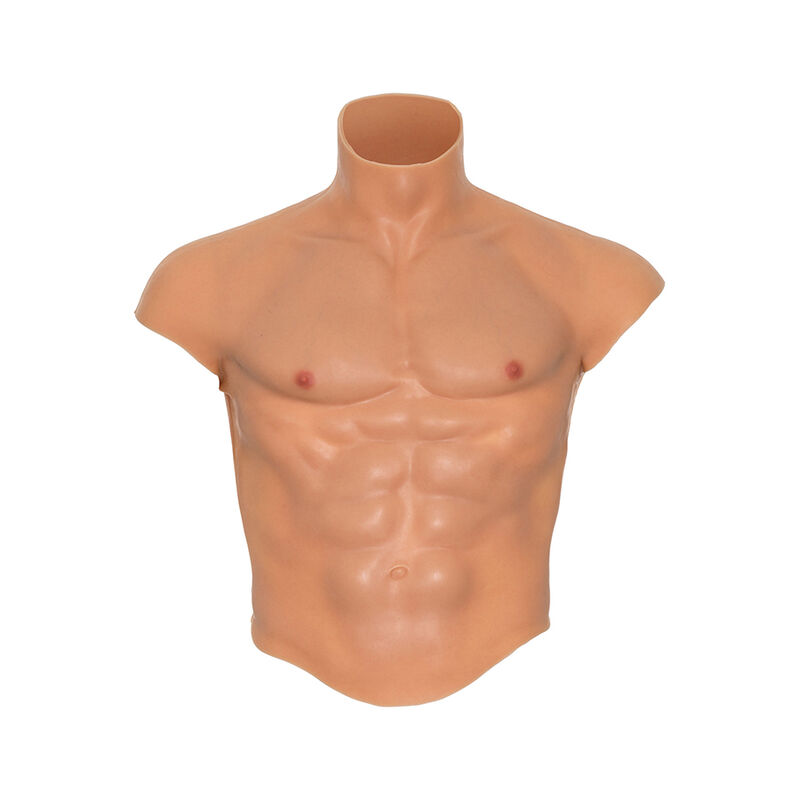 DESIDERIO NASCOSTO - MAGLIETTA ALTER EGO IN SILICONE CON TORSO MASCHILE E ADDOMINALI IN CARNE - immagine 2