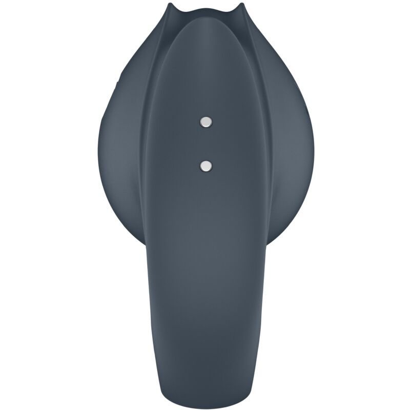 SATISFYER - PERFECT PAIR 2 MULTIVIBRATORE 2 IN 1 ANELLO PER PENE E STIMOLATORE PER DITA GRIGIO - immagine 8