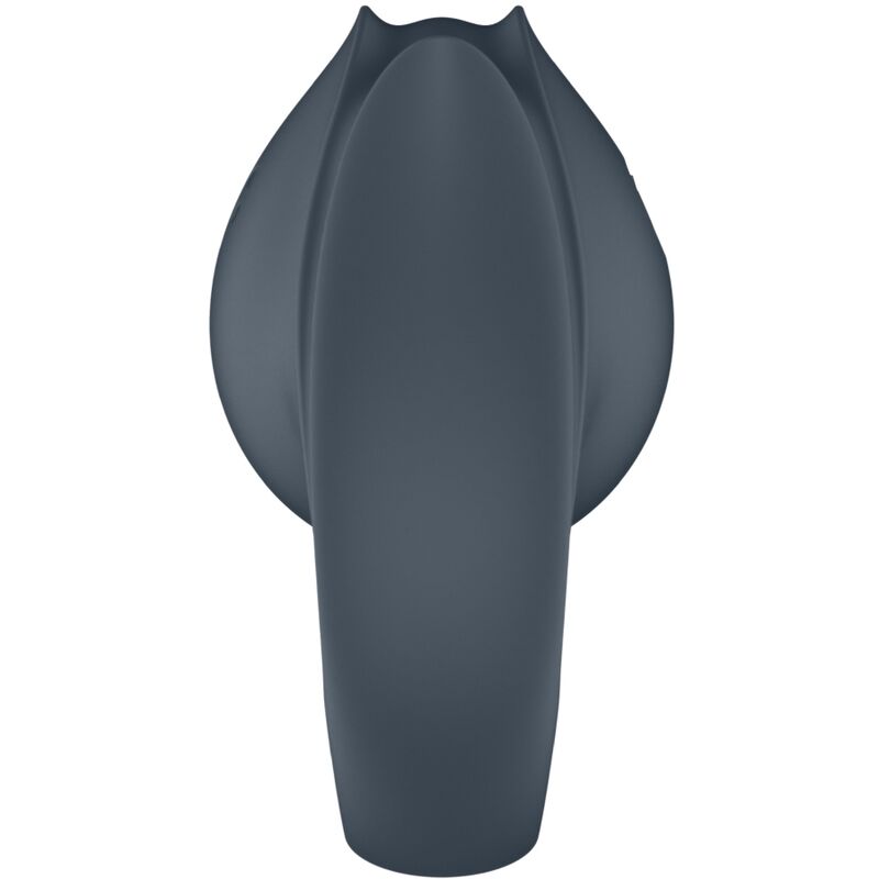 SATISFYER - PERFECT PAIR 2 MULTIVIBRATORE 2 IN 1 ANELLO PER PENE E STIMOLATORE PER DITA GRIGIO - immagine 7