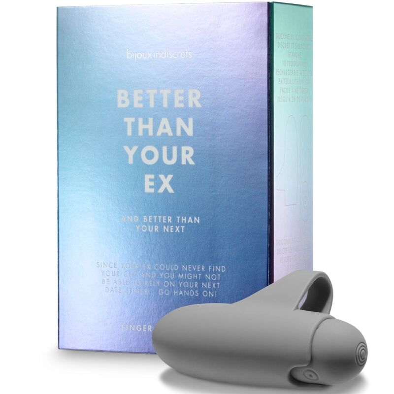 BIJOUX - MEGLIO DEL TUO EX VIBRATORE BULLET 10 VIBRAZIONI GRIGIO - immagine 2