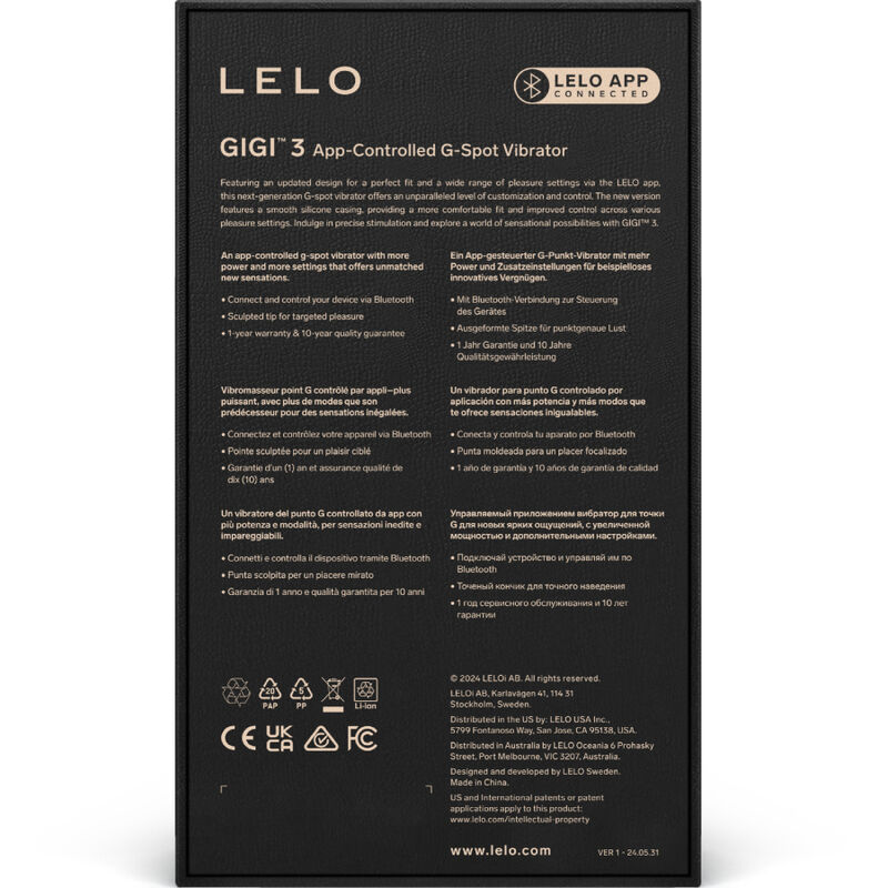 LELO - GIGI™ 3 VIBRATORE G-SPOT VIOLA - immagine 4