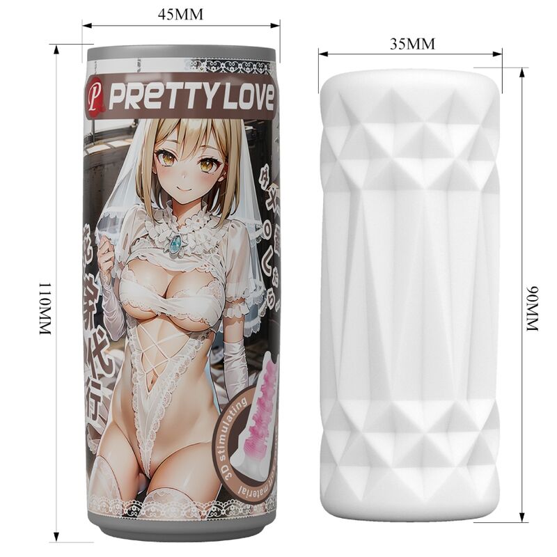 PRETTY LOVE - MASTURBATORE MASCHILE CAN MODELLO 1 - immagine 5