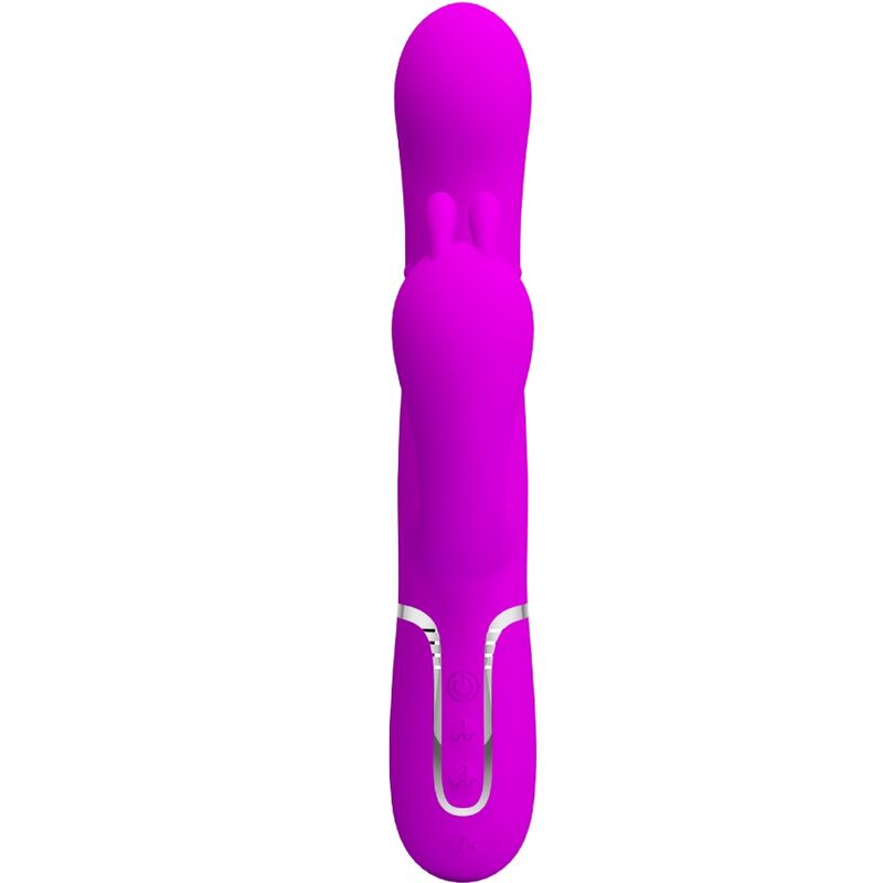 PRETTY LOVE - CAMMY VIBRATORE TRIPLO MULTIFUNZIONE 4 IN 1 ROSA - immagine 2