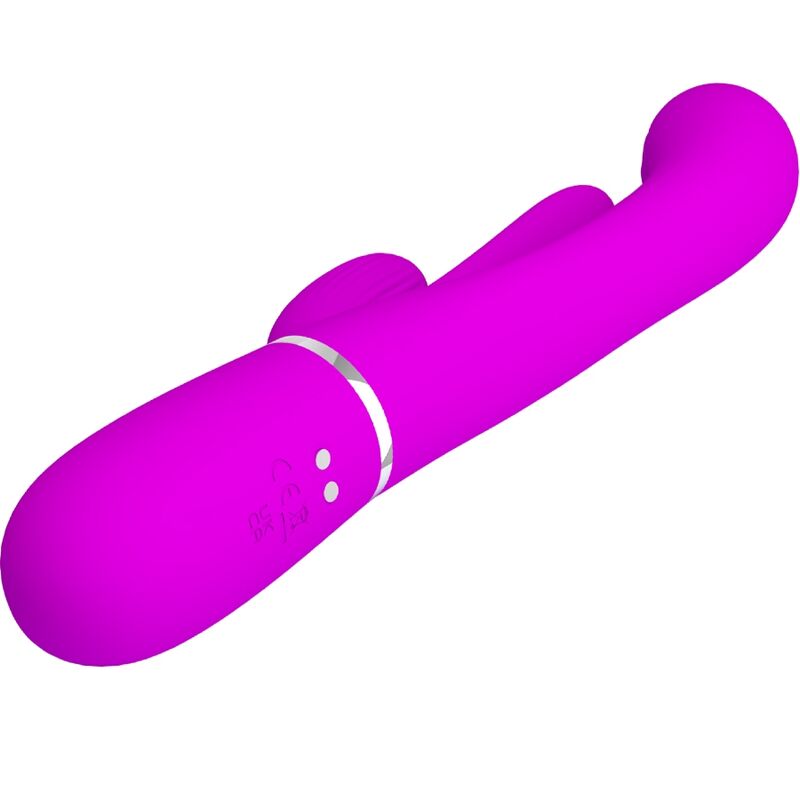PRETTY LOVE - SHANIA VIBRATORE TRIPLO CONIGLIO MULTIFUNZIONE ROSA - immagine 4
