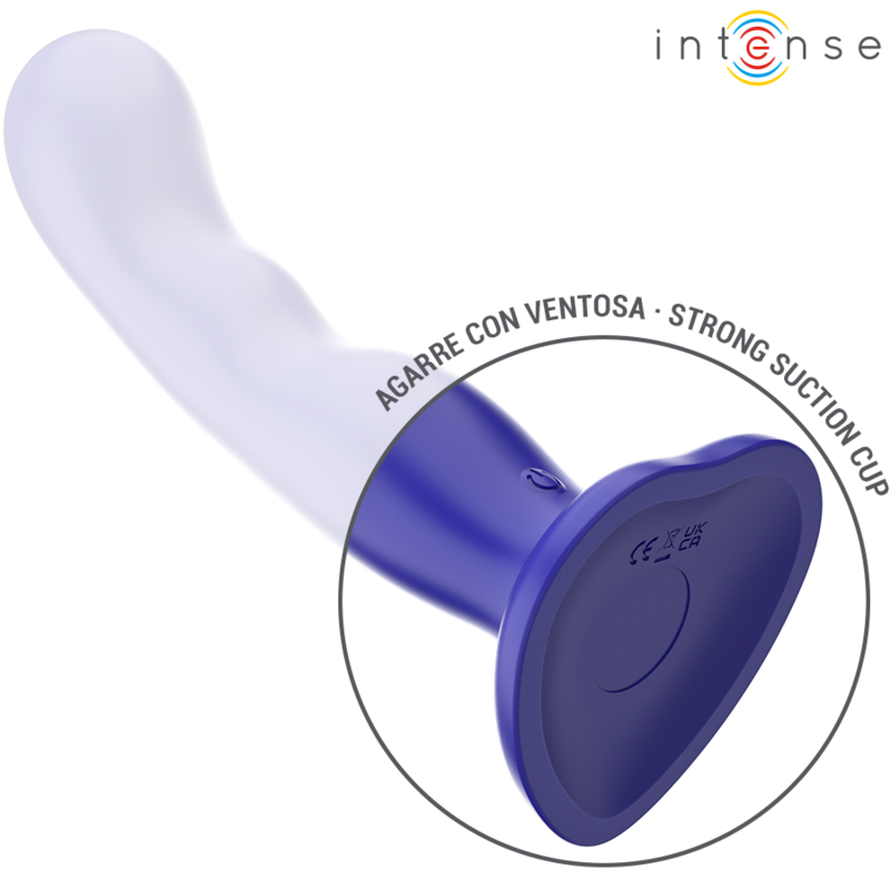 INTENSE - VIBRATORE SHORTY CON VENTOSA TELECOMANDO BLU - immagine 5