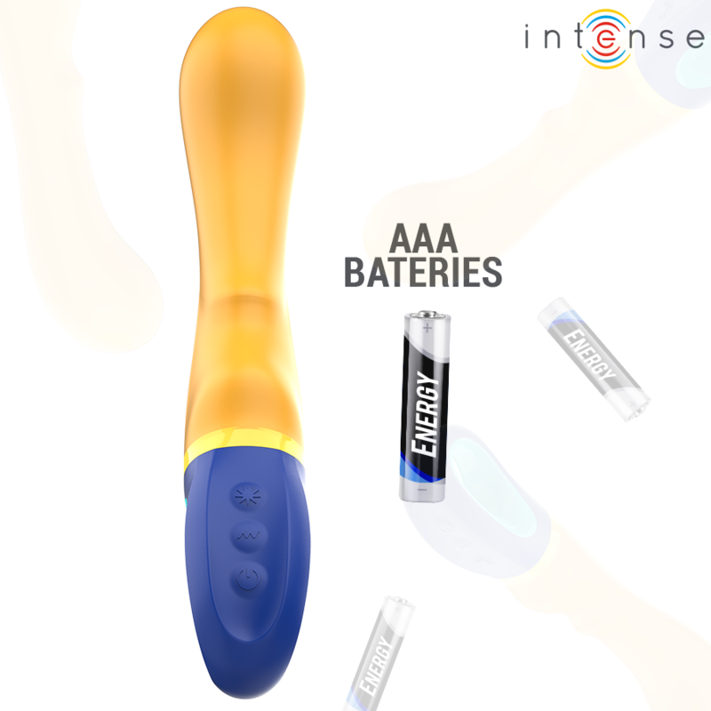 INTENSO - VIBRATORE PUNTO G SHAGGY GIALLO - immagine 5