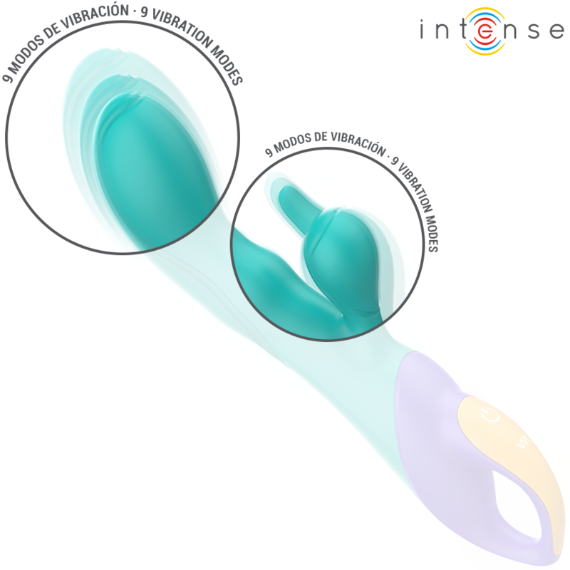 INTENSE - FRED VIBRATORE RABBIT BLU - immagine 3