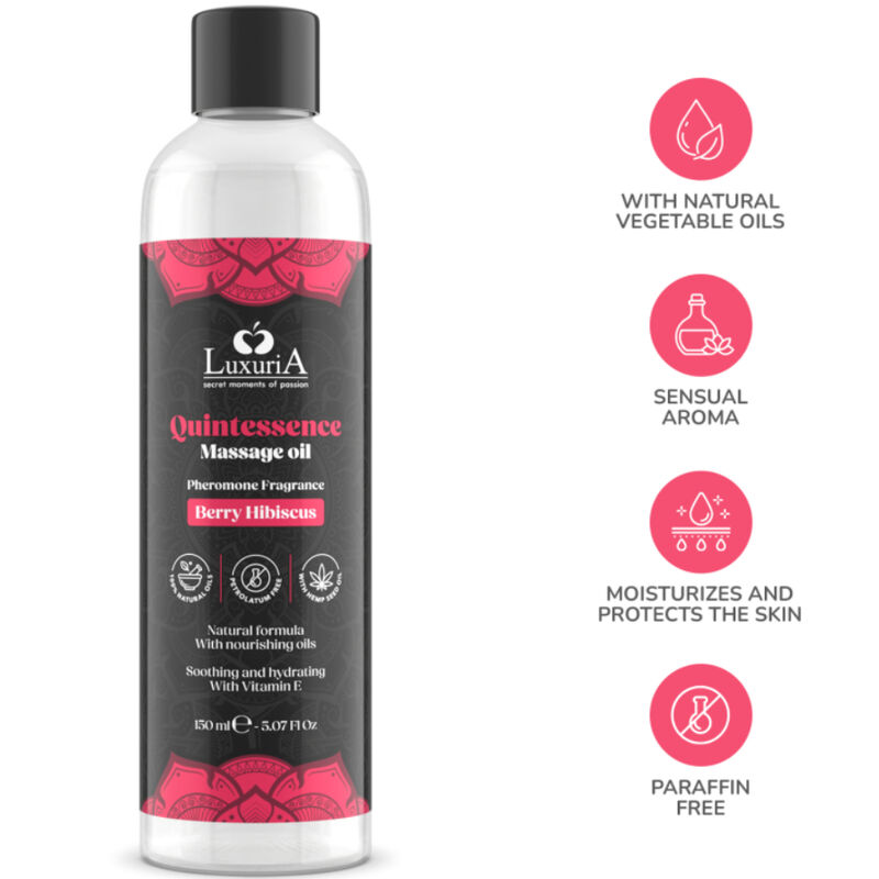 INTIMATELINE LUXURIA - OLIO MASSAGGIO BACCHE 150 ML - immagine 4