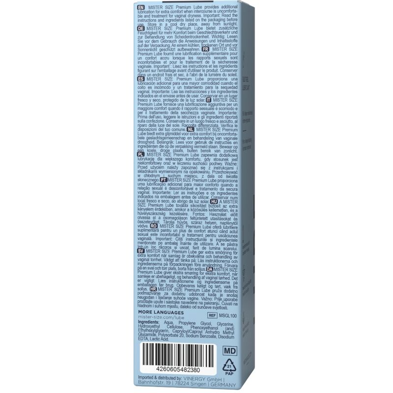 MISTER SIZE - LUBRIFICANTE PREMIUM 100 ML - immagine 4