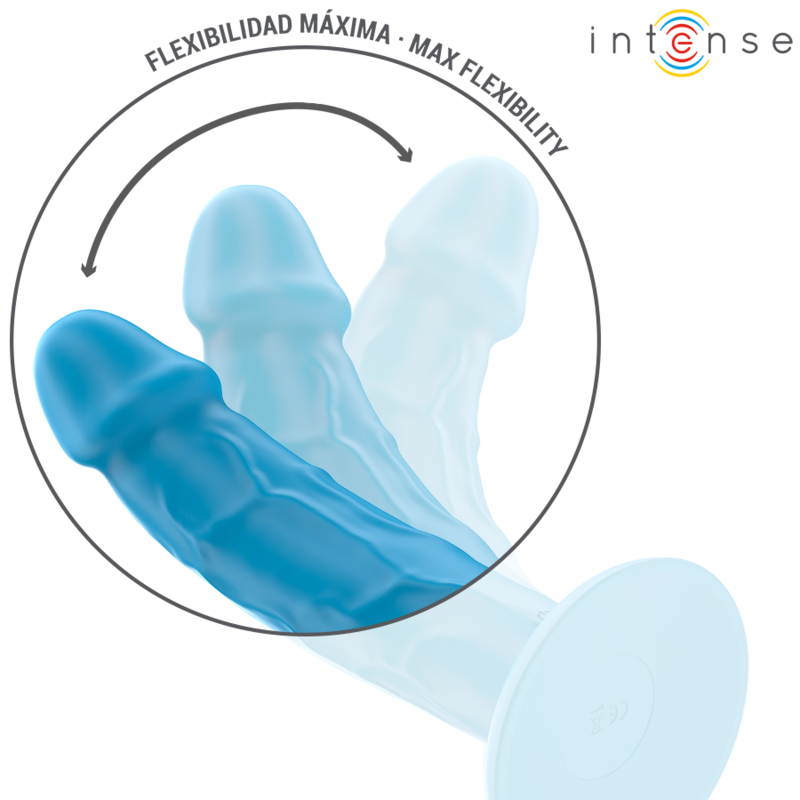 INTENSE - PHOEBE VIBRATORE REALISTICO 10 VIBRAZIONI TELECOMANDO BLU - immagine 4