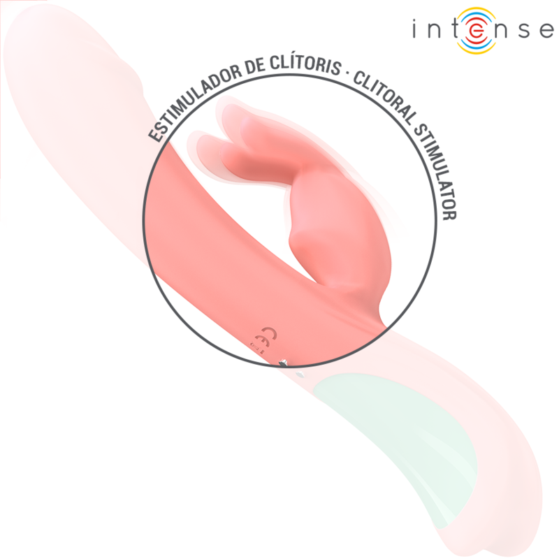 INTENSE - RACHEL RABBIT VIBRATOR 5 VIBRAZIONI ROSA - immagine 2