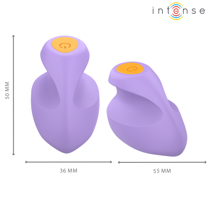 INTENSE - URSULA STIMOLATORE 10 VIBRAZIONI VIOLA - immagine 3