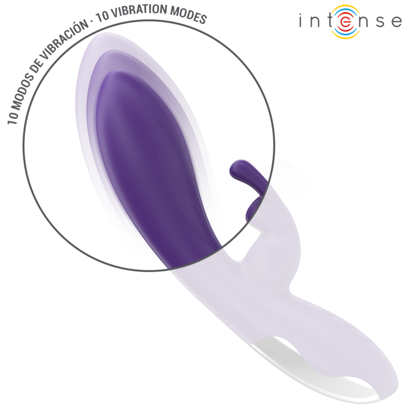 INTENSE - VIBRATORE RANDALL RABBIT 10 VIBRAZIONI VIOLA - immagine 5