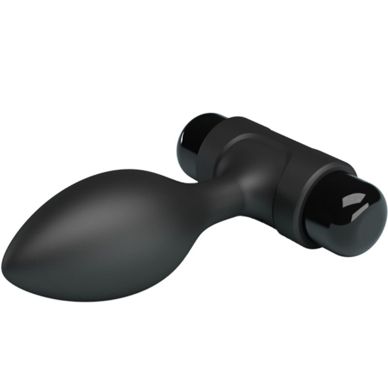 PRETTY LOVE - VIBRA BUTT 10 VIBRAZIONI PLUG ANALE NERO - immagine 3