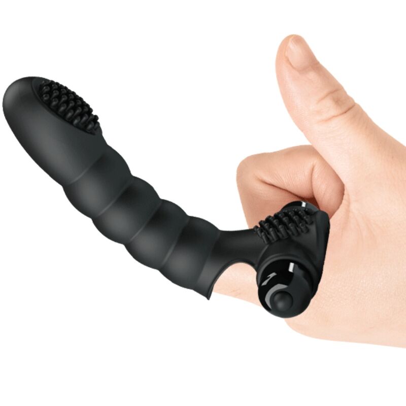 PRETTY LOVE - VIBRATORE DA DITA ALEXANDER 10 VIBRAZIONI NERO - immagine 3